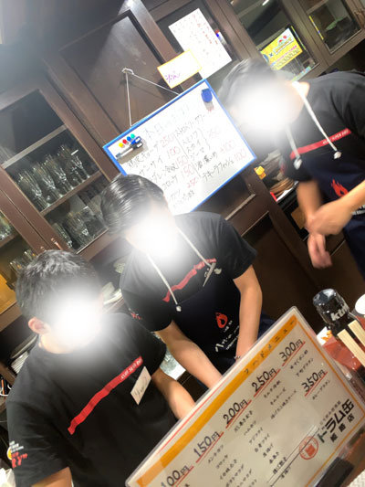 姫路 立ち飲み酒場 ドラム缶 スタッフ