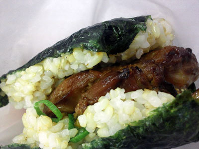 姫路 ブンセンキッチン Kororon おにぎりバーガー 若鶏もろみ焼