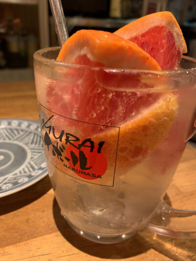 姫路 焼き鳥 まるまさ のれん街 カラフルハイボール