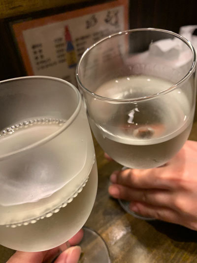 姫路 立呑み めぐみ家 乾杯