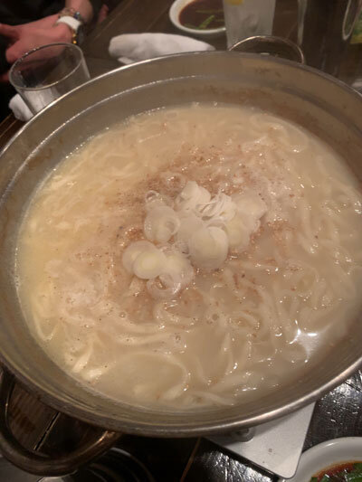 三ノ宮 ホルモン 丸貴屋 ソルロンタン 〆麺