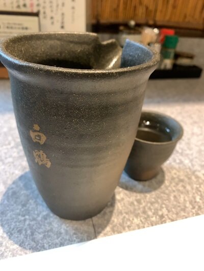 姫路 割烹 旨い庵 熱燗