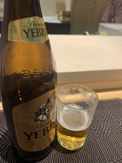 有馬 禅寿司 ビール