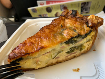 大阪 伊丹空港 DEAN&DELUCA カフェ キッシュ