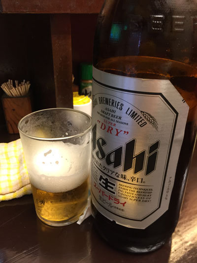 姫路　立呑み　与太呂　瓶ビール