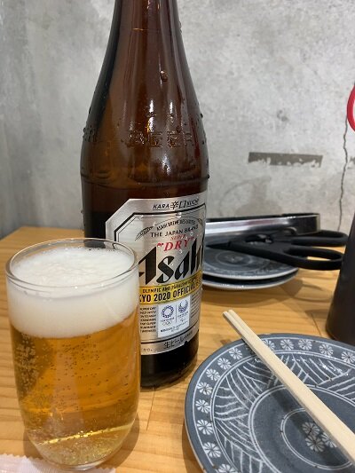 姫路 肉家まるまさ 瓶ビール