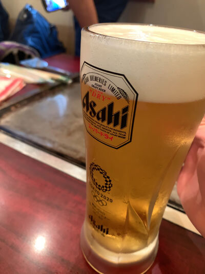 姫路 妻鹿 お好み焼き えのき 生ビール