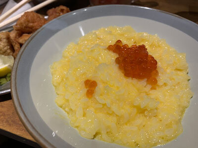 姫路 焼き鳥 まるまさ のれん街 卵かけご飯