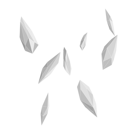 背景屋の結晶の破片10