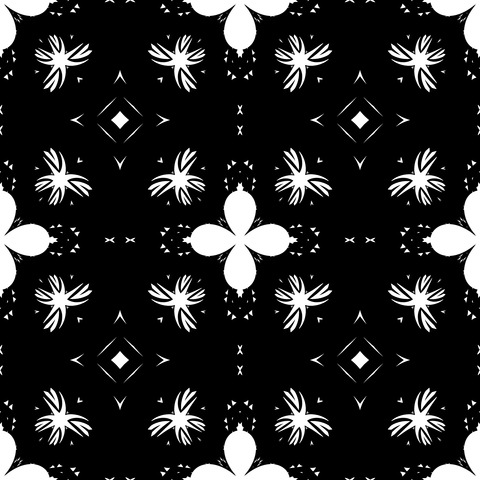 背景屋のタイルの模様002