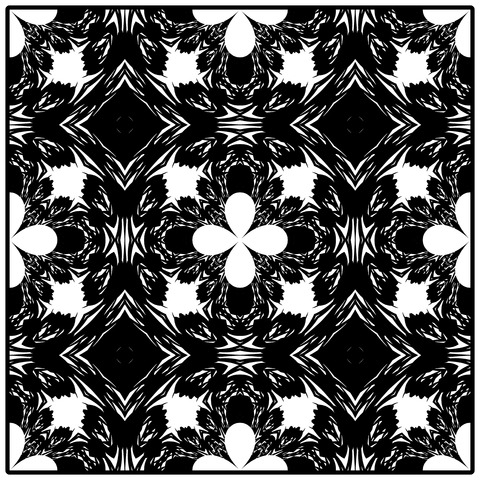 背景屋のタイルの模様（枠有り）003