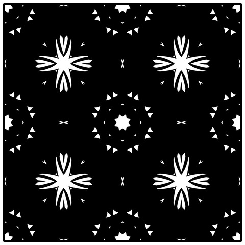 背景屋のタイルの模様（枠有り）011