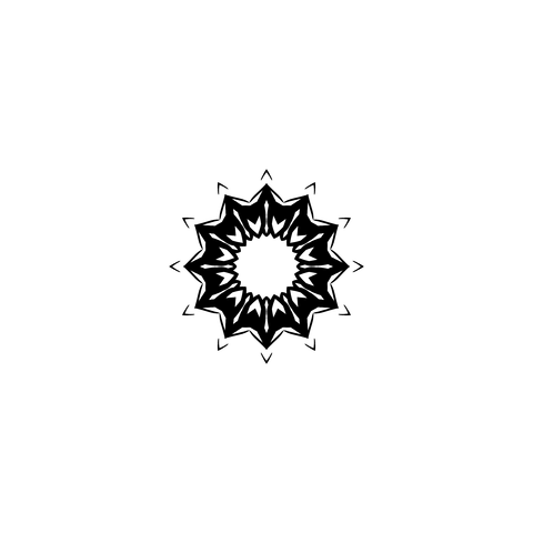 模様(トゲトゲした円形)001