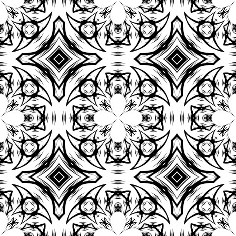 背景屋のタイルの模様001