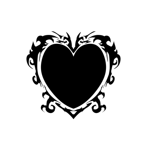 ハート模様 05