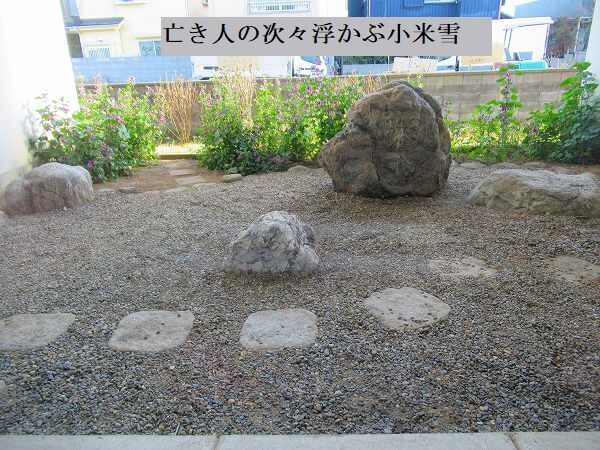 亡き人の次々浮かぶ小米雪