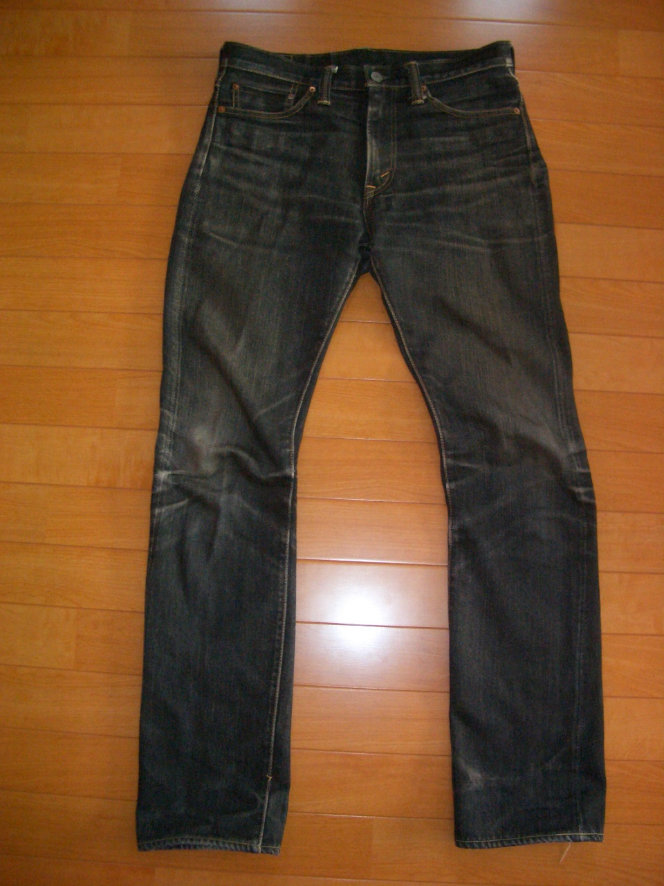 フラットヘッド ４００１bk 色落ち ジーンズ Hair Cuoreのブログ