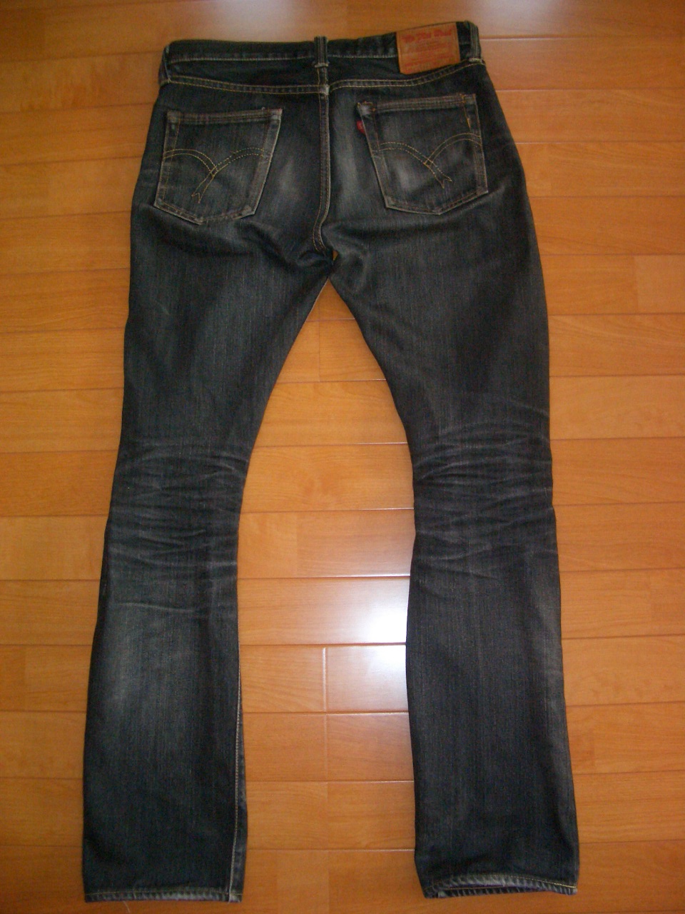 フラットヘッド ４００１bk 色落ち ジーンズ Hair Cuoreのブログ