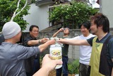 バーベキュー,乾杯