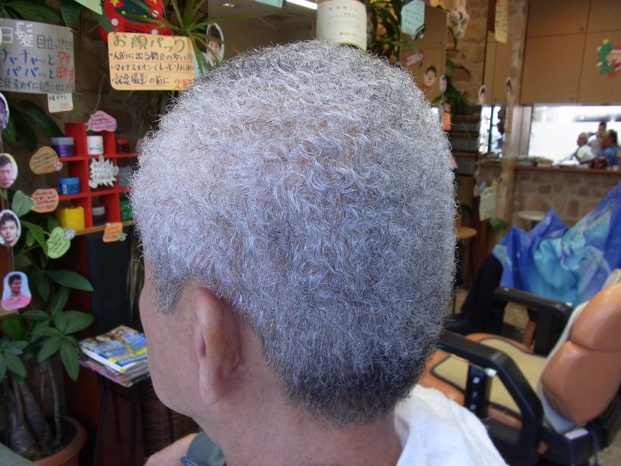 白髪のくりくりパーマ ヘアモードモリシマのブログ 白髪のくりくりパーマ ヘアモードモリシマのブログ