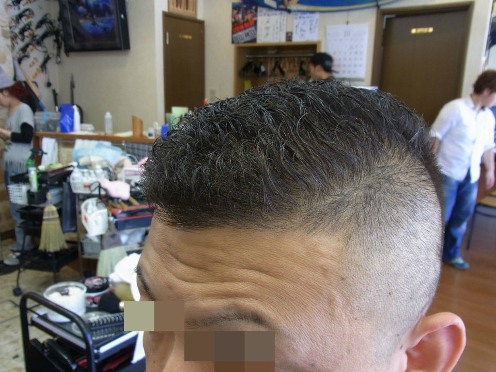 震災刈りにコテをいれました ヘアモードモリシマのブログ 震災刈りにコテをいれました ヘアモードモリシマのブログ