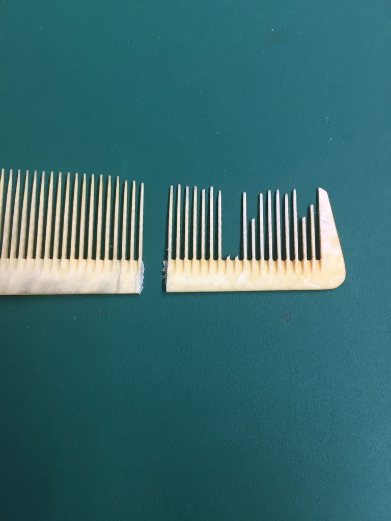 理容、美容櫛、水牛、新品未使用、櫛修正具付きです❗2本組 【公式通販】