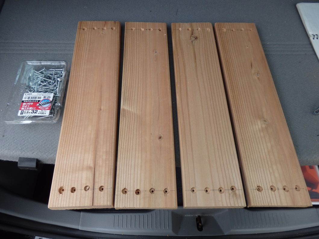 Diyで タイヤラック製作 自転車と 水泳と マラソンと