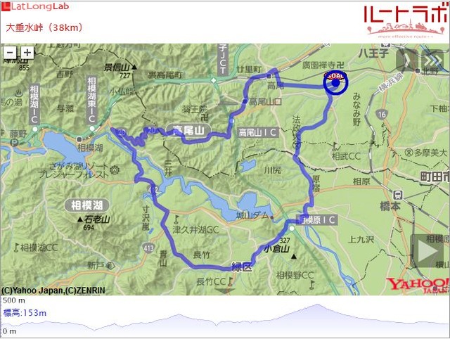 大垂水峠(38km)