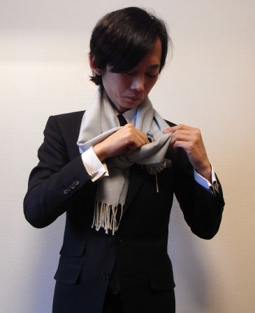 スーツに合うピッティ巻き