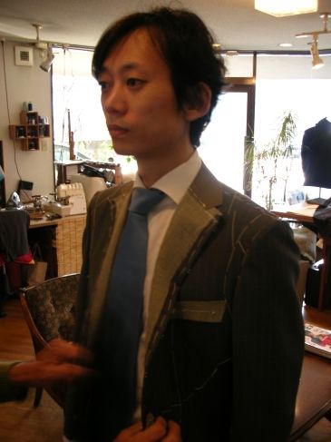 仮縫い(着せつけ)