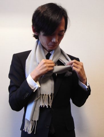 スーツに合うピッティ巻き