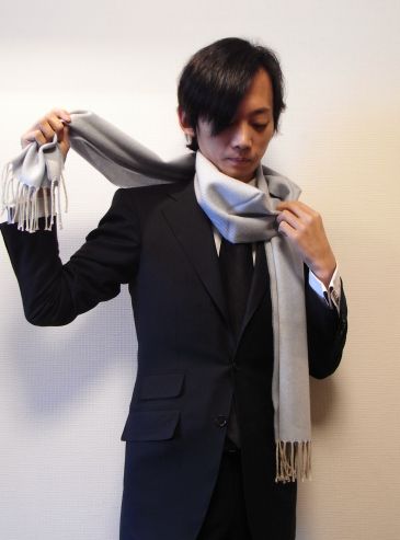スーツに合うピッティ巻き