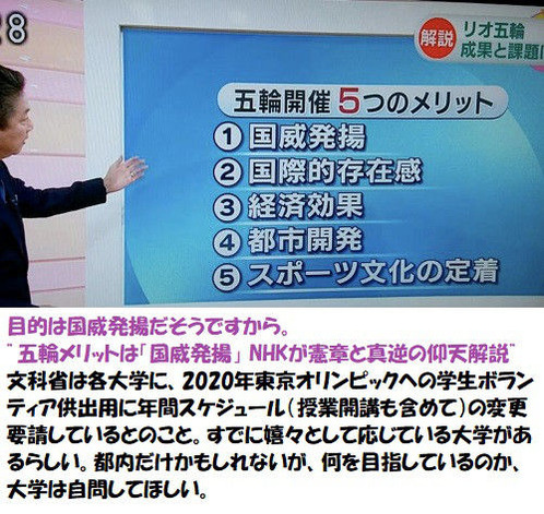NHKが国威発揚