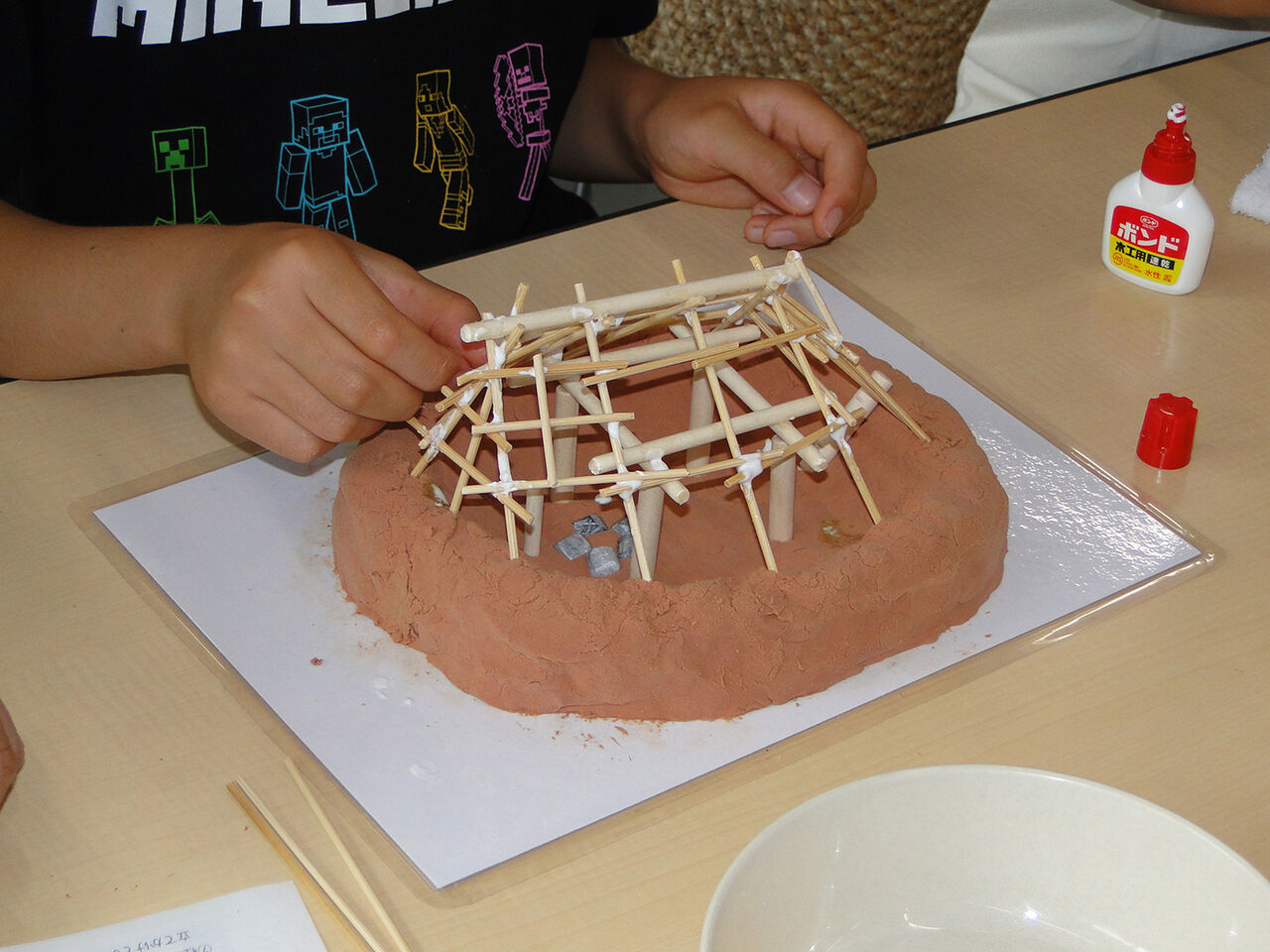 竪穴住居のジオラマをつくろう を実施しました 函館市縄文文化交流センターブログ 竪穴住居のジオラマをつくろう を実施しました 函館市縄文文化交流センターブログ