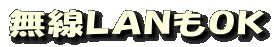 無線LANもOK