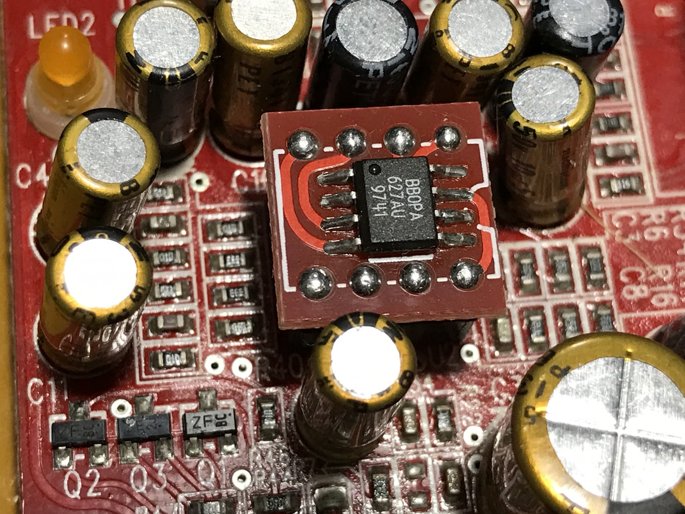 FX1002AのOPアンプを627AUに交換 : 函館の飲み食い日記