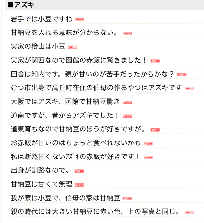 道南の赤飯は 甘納豆それともアズキ アンケートの結果 函館の飲み食い日記 Powered By ライブドアブログ