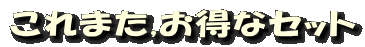 これまた,お得なセット