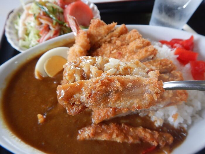 七飯町藤城 一休いずみや食堂 その2 デラックスカレー800円 : 函館無限1up
