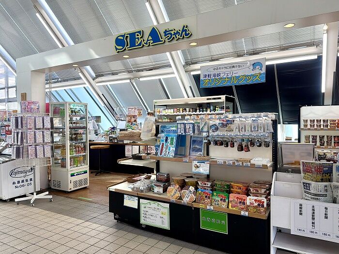 津軽海峡フェリー函館ターミナル 売店SEA(シー)ちゃん その9 月見そば