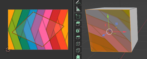 【bpy】インデックスを用いたUV Editor操作と画像の割り当て｜Text Base Blender