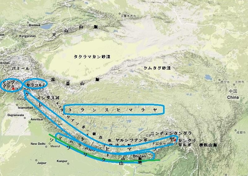 白山探し世界の山ウエブで放浪 112 アレッ ヒマラヤってどこにあるの ヒマラヤ ヒマラヤ山脈 白山神駈道の風露草 白山神駈道の風露草 かみかけみちのふうろそう