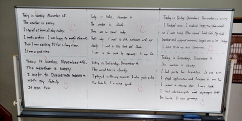 jourmnal on the bord