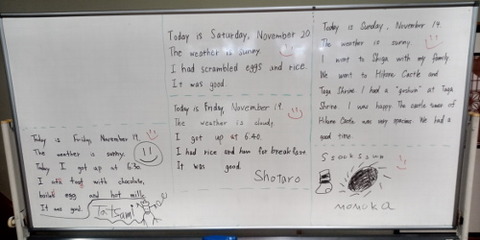 journal on the bord