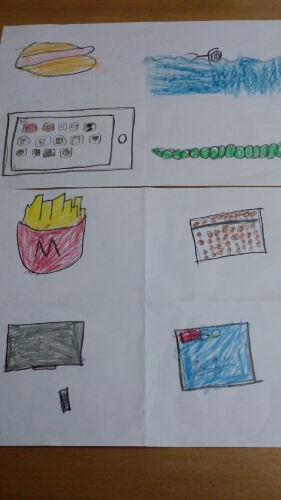 verb and adjective poster