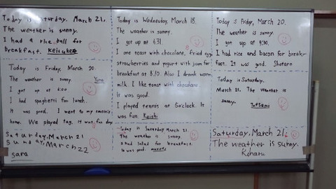 journal on the board