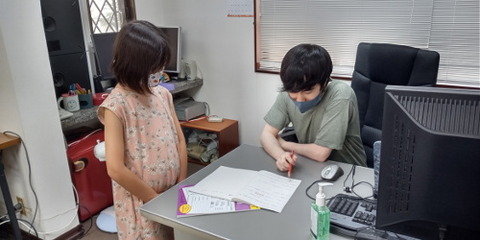 makoto check shizuka's hoework
