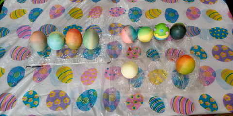 corimg eggs finished