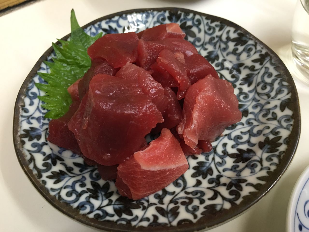 市場でキス 帆立天 マグロブツ きゅうりのぬかづけ 天房 築地場内市場 Red List Restaurant