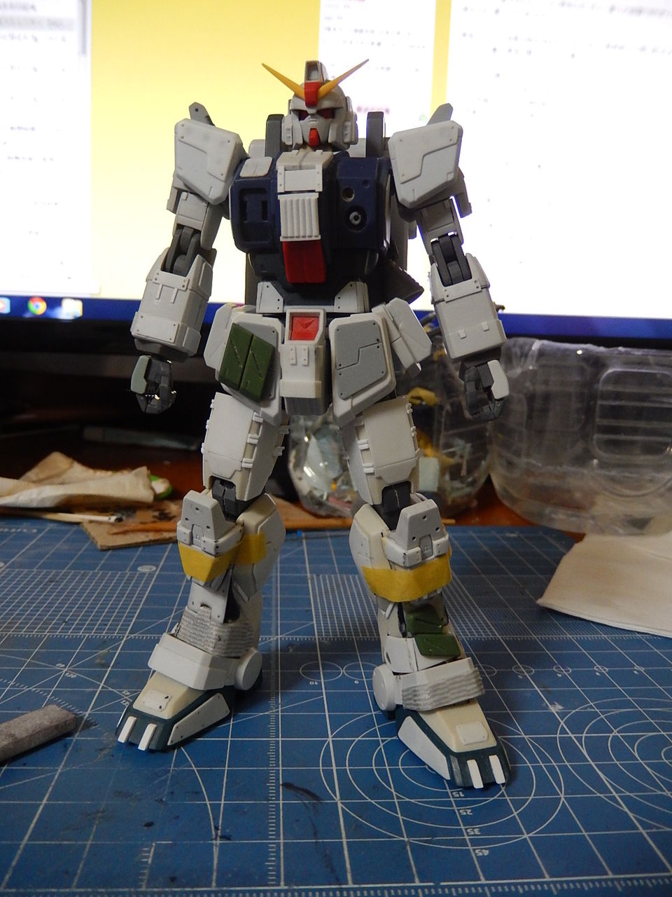 Hguc 陸戦型ガンダム 製作記 その18 プラモ初心者 おっさん の色々日記